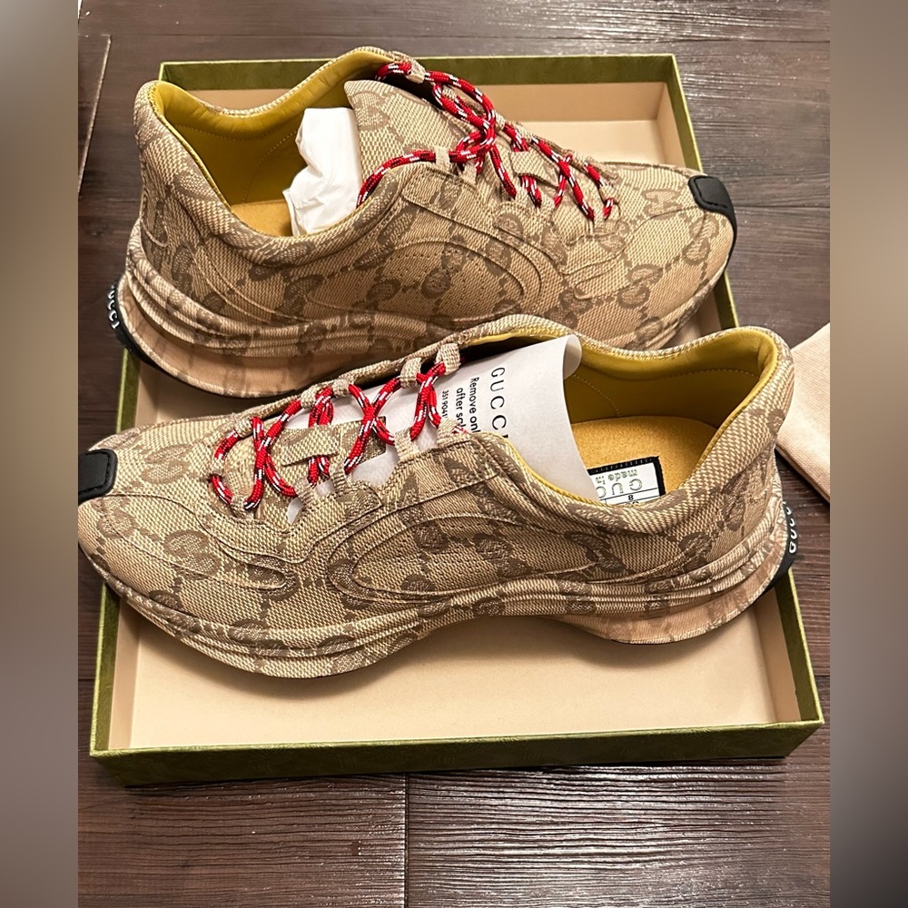 Gucci Run Sneaker Ebony Monogram